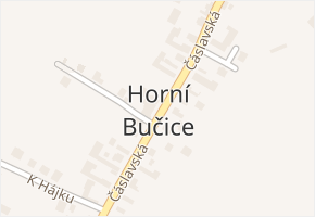 Horní Bučice v obci Vrdy - mapa části obce