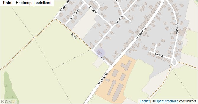Polní - mapa podnikání