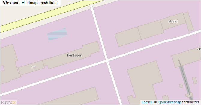 Vřesová - mapa podnikání