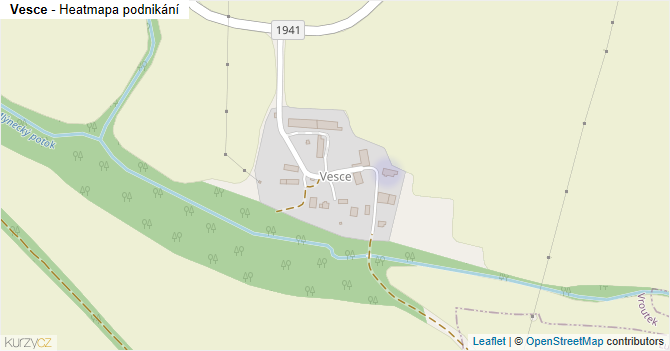 Vesce - mapa podnikání