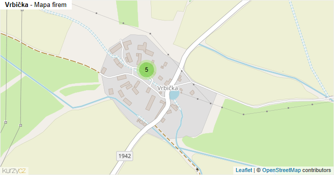 Vrbička - mapa firem
