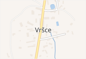 Vršce v obci Vršce - mapa části obce