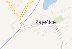 Zaječice v obci Vrskmaň - mapa části obce