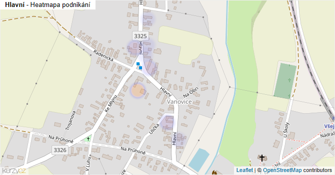 Hlavní - mapa podnikání