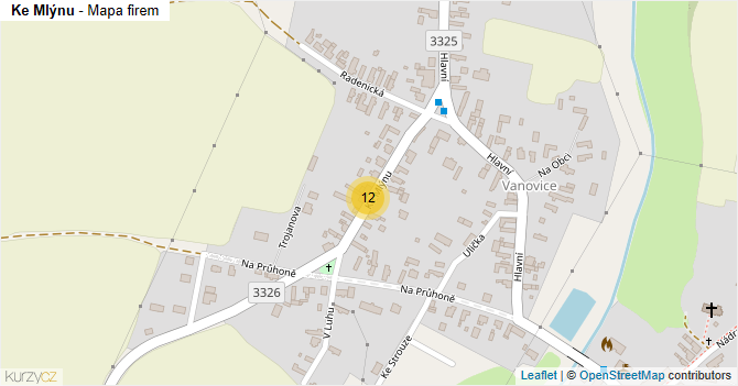 Ke Mlýnu - mapa firem