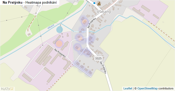 Na Prstýnku - mapa podnikání