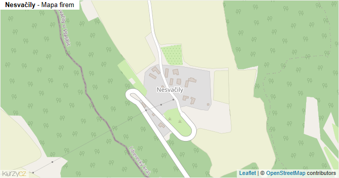 Nesvačily - mapa firem