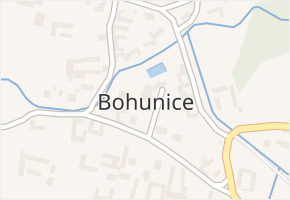 Bohunice v obci Všemyslice - mapa části obce