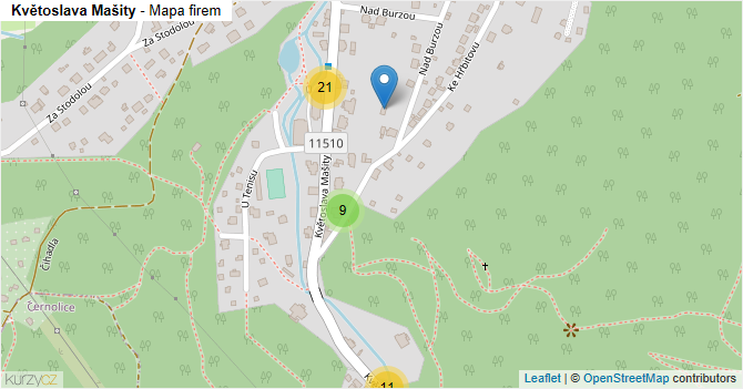 Květoslava Mašity - mapa firem