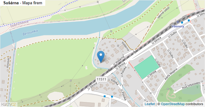Sušárna - mapa firem