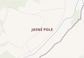 Jasné Pole v obci Všeradov - mapa části obce