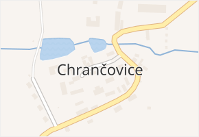 Chrančovice v obci Všeruby - mapa části obce