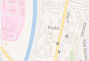 Dětská v obci Vsetín - mapa ulice