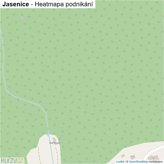 Mapa Jasenice - Firmy v ulici.