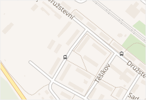 Konečná v obci Vsetín - mapa ulice
