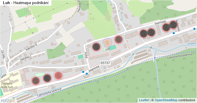 Luh - mapa podnikání