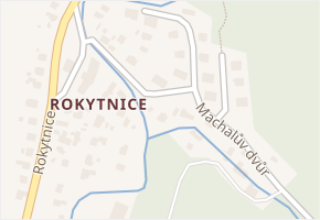 Machalův dvůr v obci Vsetín - mapa ulice