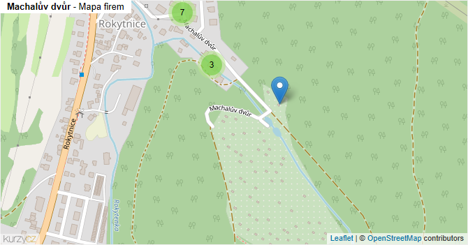 Machalův dvůr - mapa firem