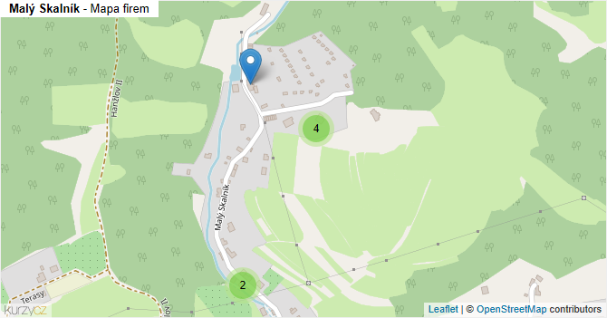 Malý Skalník - mapa firem
