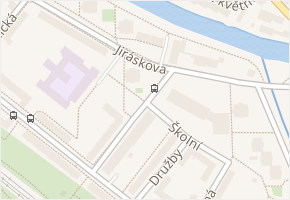 Matouše Václavka v obci Vsetín - mapa ulice