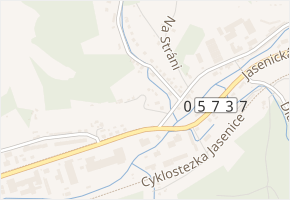 Nad Kovárnou v obci Vsetín - mapa ulice