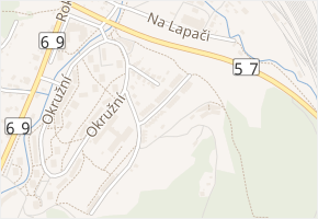 Pod Bečevnou v obci Vsetín - mapa ulice