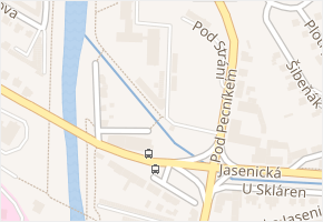 Pod Pecníkem v obci Vsetín - mapa ulice