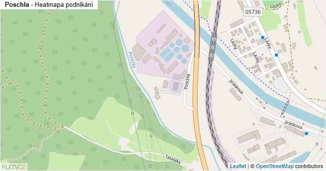 Poschla - mapa podnikání