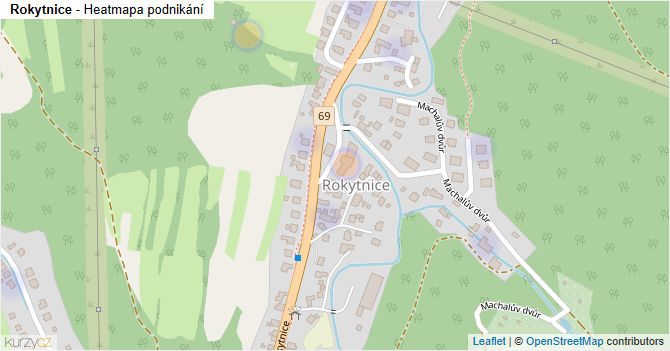 Rokytnice - mapa podnikání