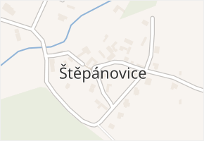 Štěpánovice v obci Výčapy - mapa části obce