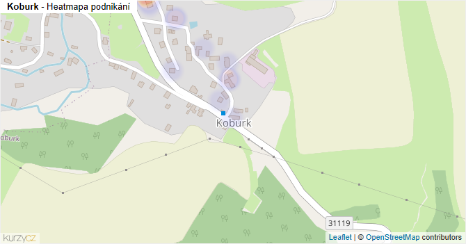 Koburk - mapa podnikání