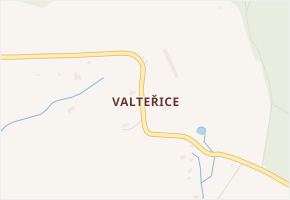 Valteřice v obci Výprachtice - mapa části obce