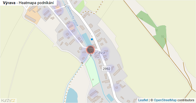 Výrava - mapa podnikání