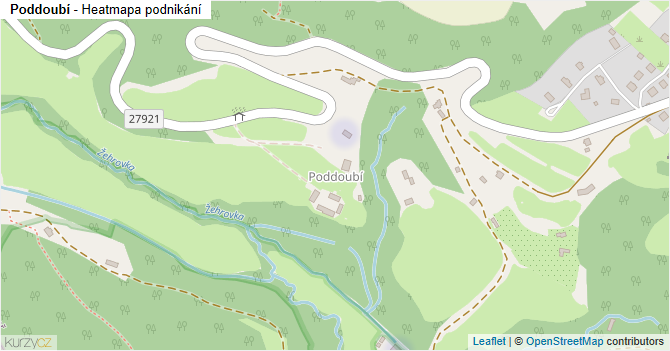 Poddoubí - mapa podnikání