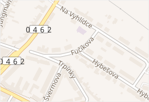 Fučíkova v obci Vyškov - mapa ulice