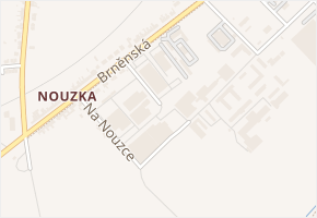 Na Nouzce v obci Vyškov - mapa ulice