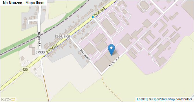 Na Nouzce - mapa firem