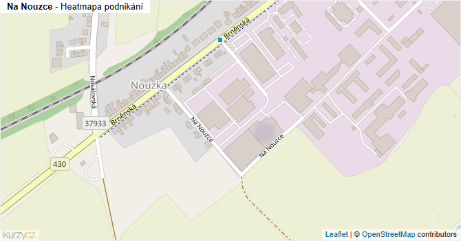 Na Nouzce - mapa podnikání