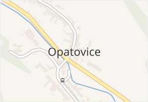 Opatovice v obci Vyškov - mapa části obce