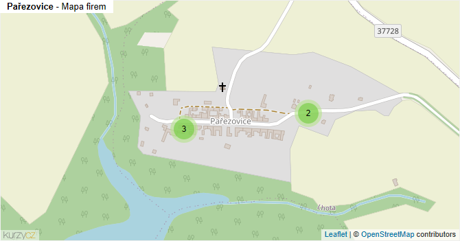 Pařezovice - mapa firem