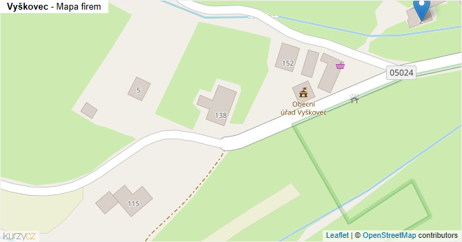 Vyškovec - mapa firem