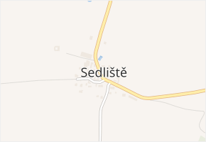 Sedliště v obci Vyskytná - mapa části obce