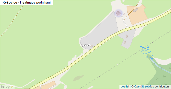 Kýšovice - mapa podnikání