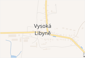 Vysoká Libyně v obci Vysoká Libyně - mapa části obce