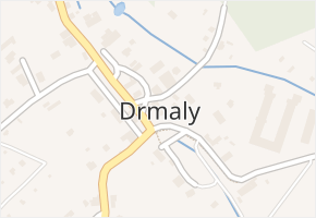 Drmaly v obci Vysoká Pec - mapa části obce