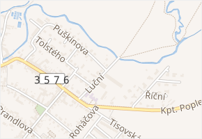 Luční v obci Vysoké Mýto - mapa ulice