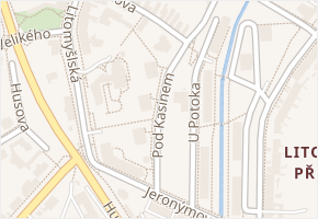 Pod Kasinem v obci Vysoké Mýto - mapa ulice