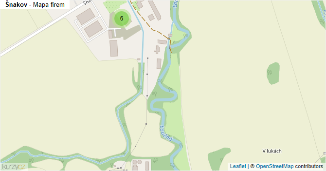Šnakov - mapa firem