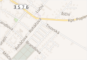 Tylova v obci Vysoké Mýto - mapa ulice