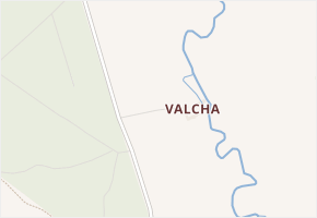Valcha v obci Vysoké Mýto - mapa ulice